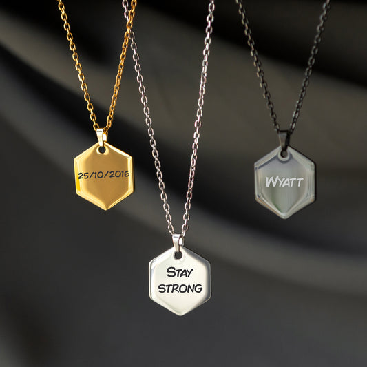 Custom Name Necklace – Personalized Engraved Jewelry