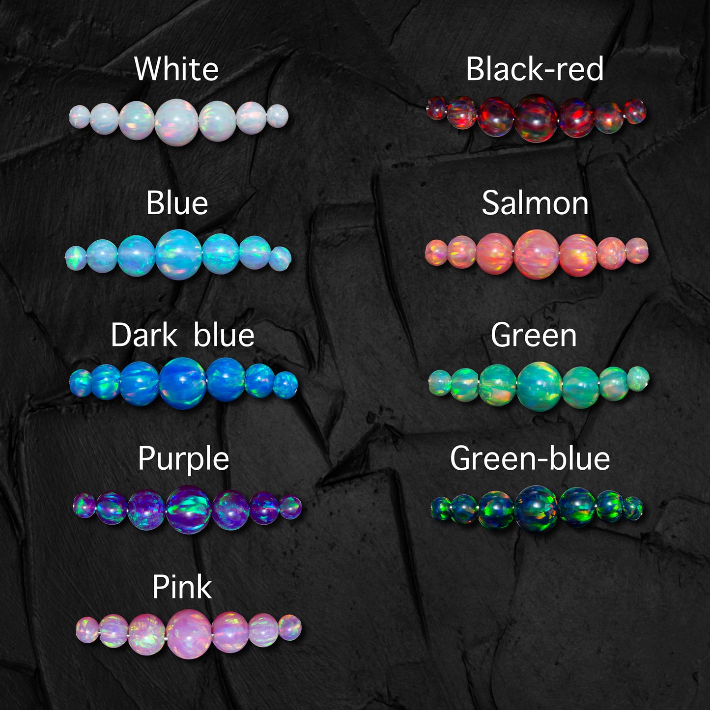 Beautiful Opal Bead Bracelet - Choose Silver or Gold-Filled for a Refined Look - TitaniumFashion