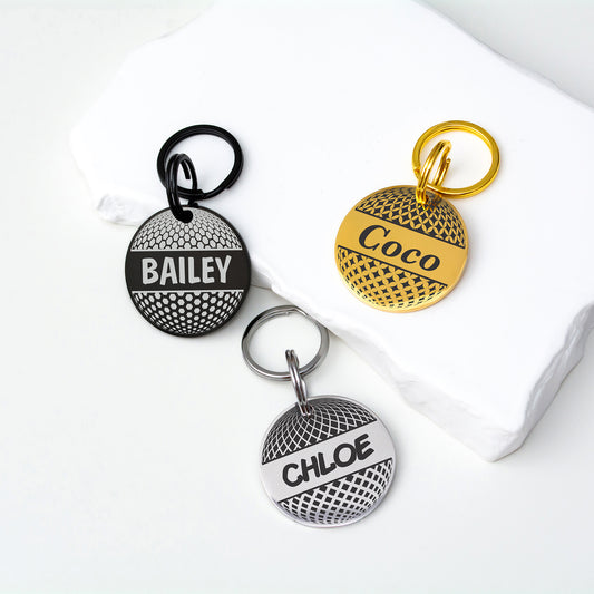 Custom Dog Tag - Engraved Double Sided Pet ID Tag with Phone