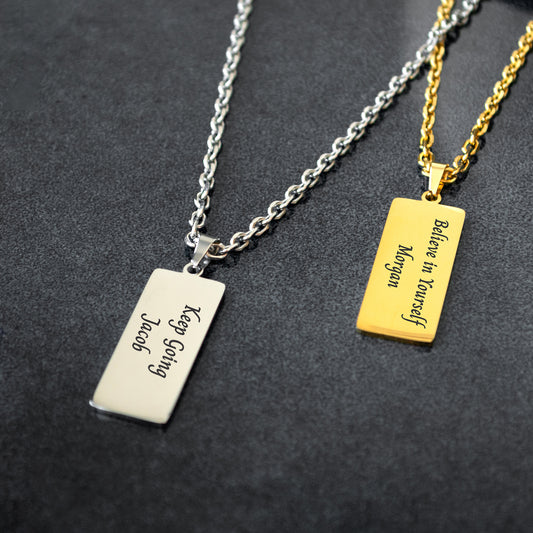 Custom Name Necklace – Personalized Engraved Jewelry