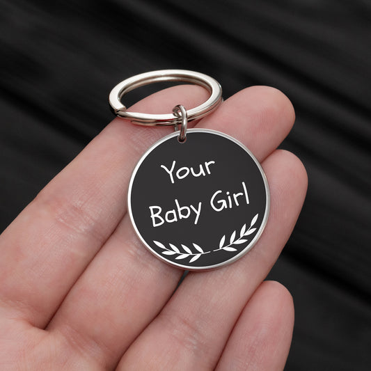 Personalized Keychain - Family Message Engraving