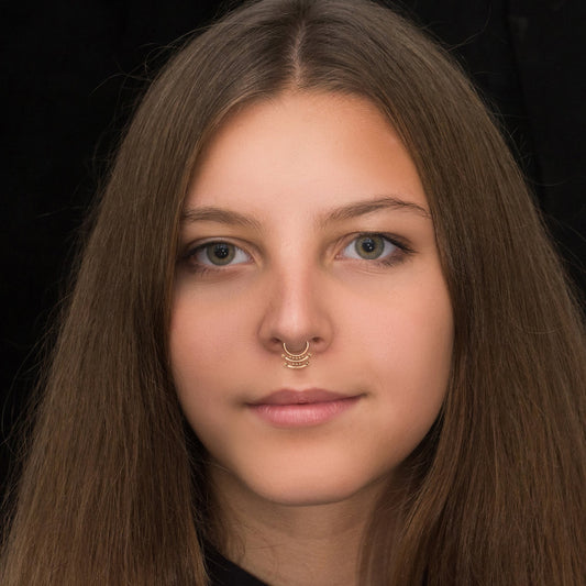 Septum Hoop Surgical Steel - TitaniumFashion