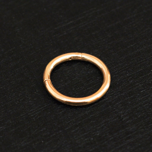 Septum Clicker Hoop Surgical Steel - TitaniumFashion