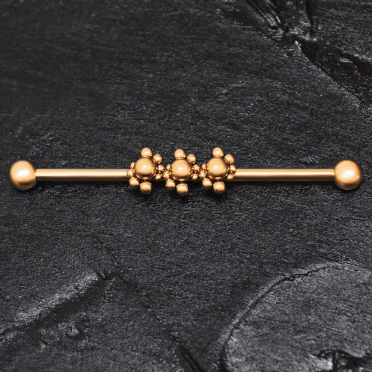Industrial Barbell Surgical Steel - TitaniumFashion