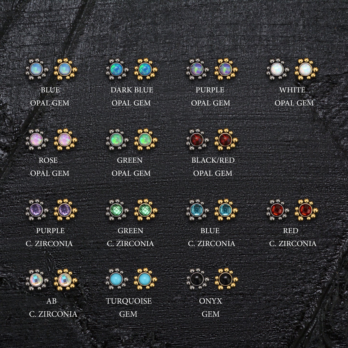 Surgical Steel Nose Stud Screw - TitaniumFashion