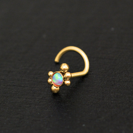 Surgical Steel Nose Stud Screw - TitaniumFashion