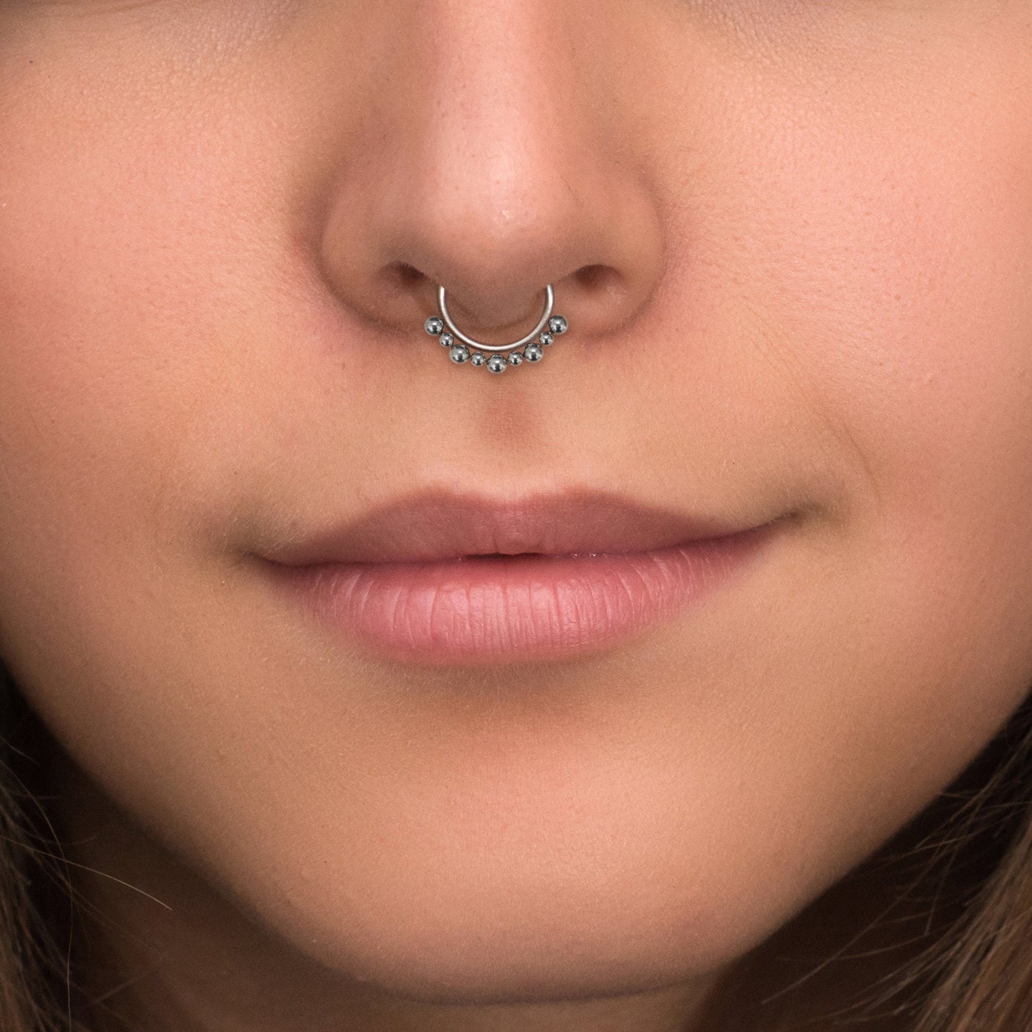 Titanium Septum Ring Clicker Earring - TitaniumFashion