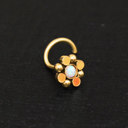 Surgical Steel Nose Stud Screw - TitaniumFashion