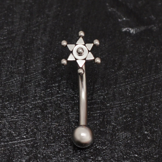 Surgical Steel Rook Earring - TitaniumFashion