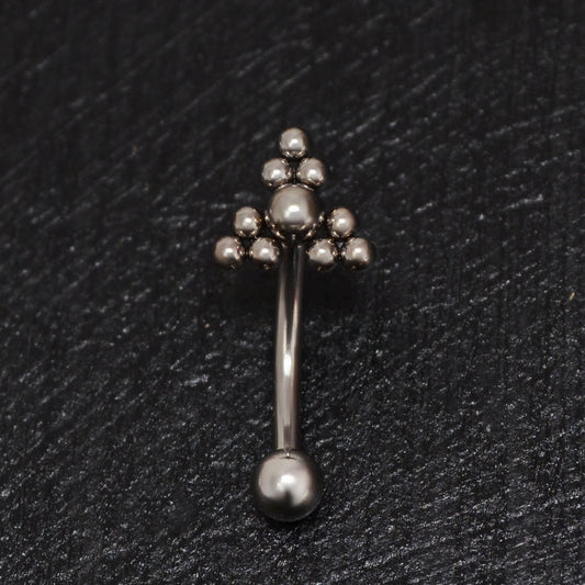 Titanium Curved Barbell Piercing - TitaniumFashion