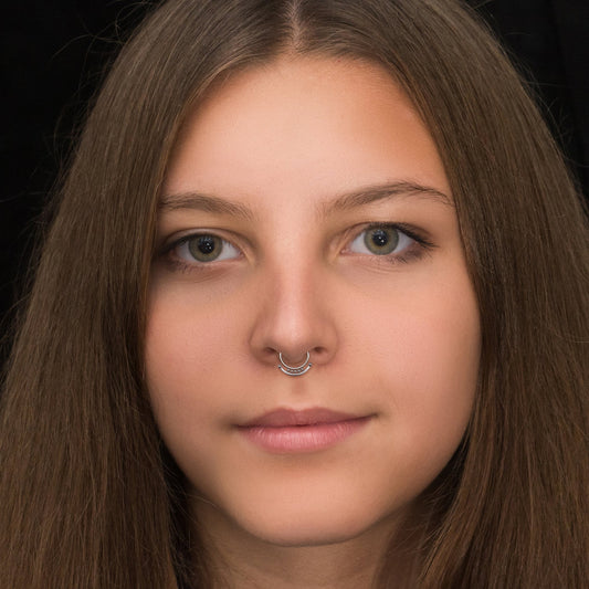 Daith Earring Surgical Steel - TitaniumFashion