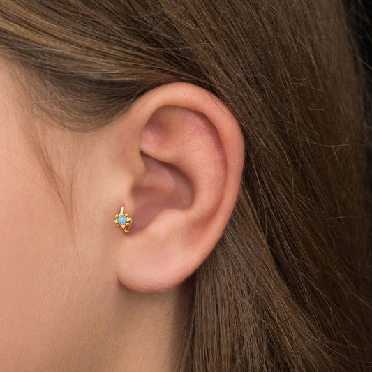 Cartilage Piercing Surgical Steel - TitaniumFashion