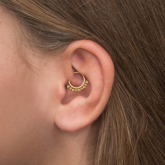 Daith Earring Surgical Steel - TitaniumFashion