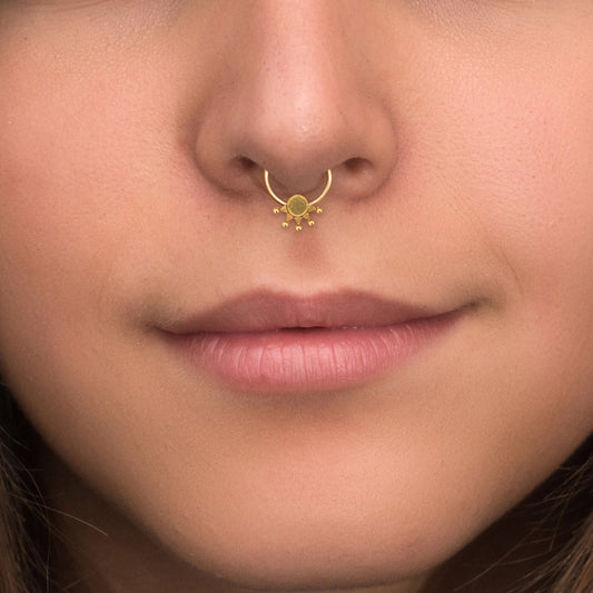 Septum Hoop Surgical Steel - TitaniumFashion