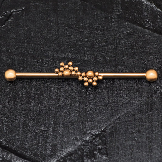 Industrial Barbell Surgical Steel - TitaniumFashion