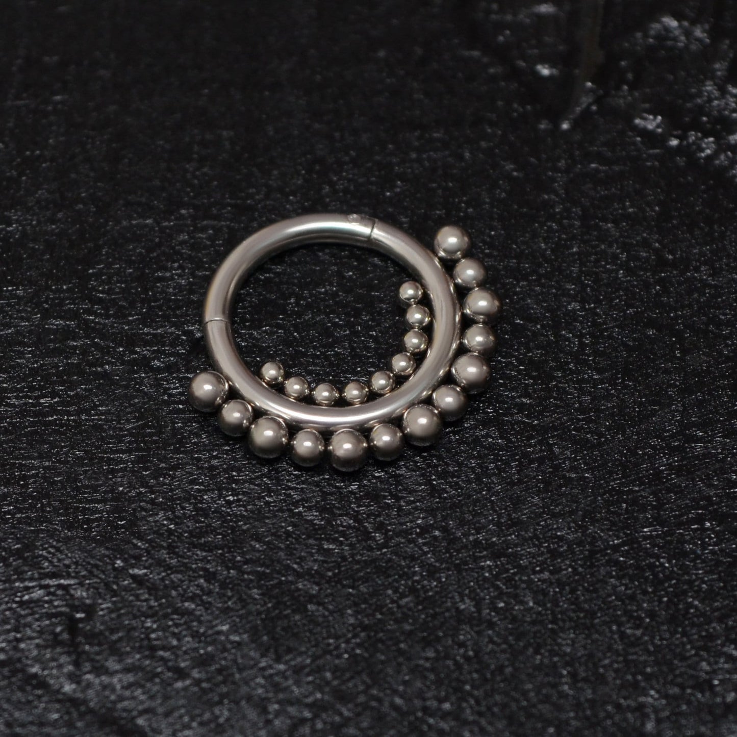 Titanium Septum Ring Clicker Earring - TitaniumFashion