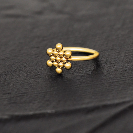 Surgical Steel Nose Ring Hoop - TitaniumFashion