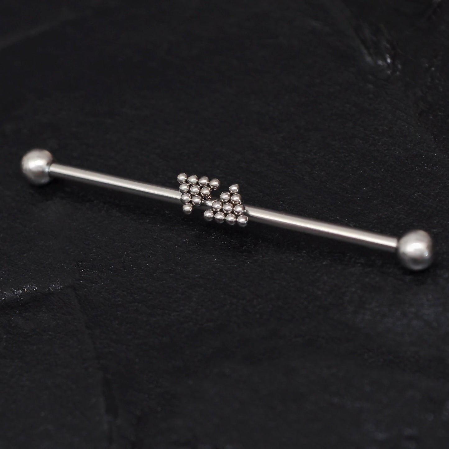 Titanium Industrial Barbell 14g - TitaniumFashion