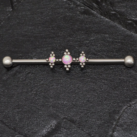 Opal Industrial Jewelry Titanium - TitaniumFashion