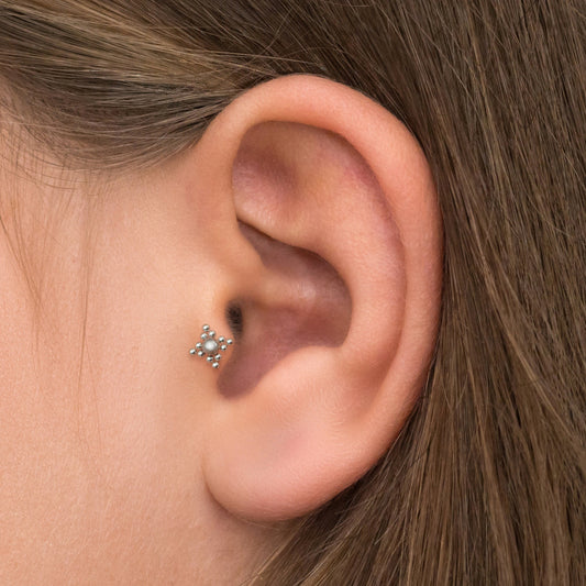 Forward Helix Earring Titanium Implant Grade - TitaniumFashion