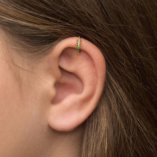 Surgical Steel Tragus Earring Hoop - TitaniumFashion