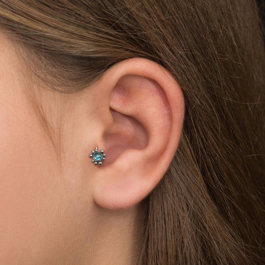 Cartilage Piercing Surgical Steel - TitaniumFashion