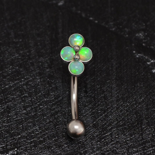 Opal Rook Earring Titanium - TitaniumFashion