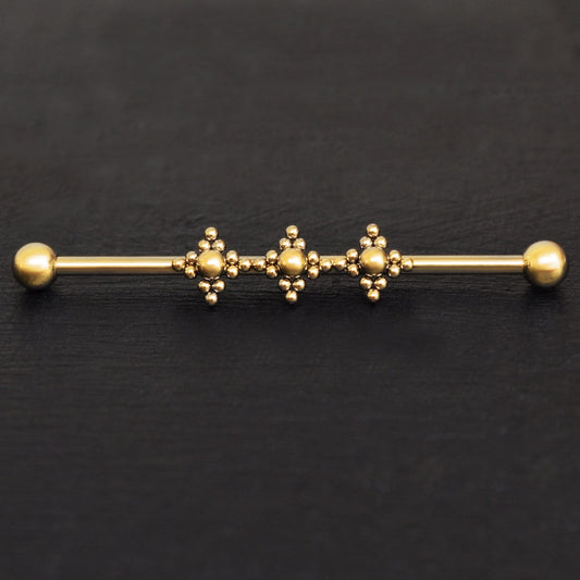 Industrial Barbell Surgical Steel - TitaniumFashion