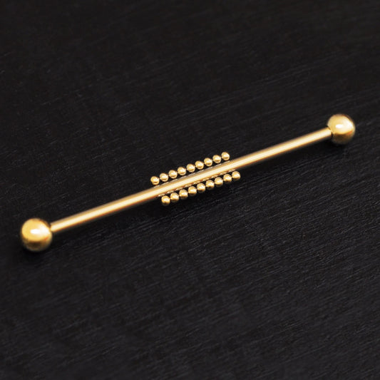 Industrial Barbell Surgical Steel - TitaniumFashion