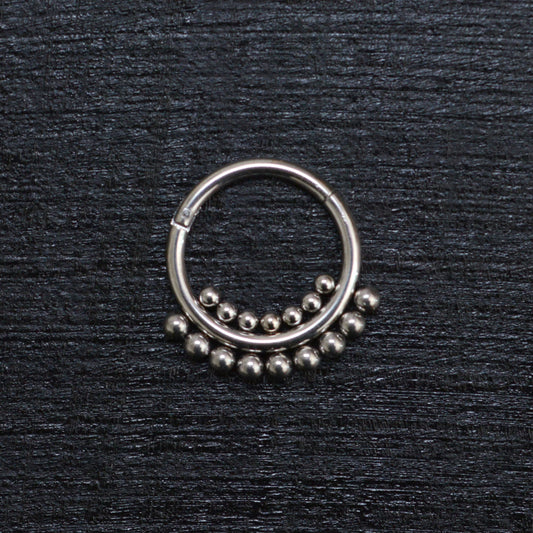 Septum Clicker Hoop Titanium - TitaniumFashion