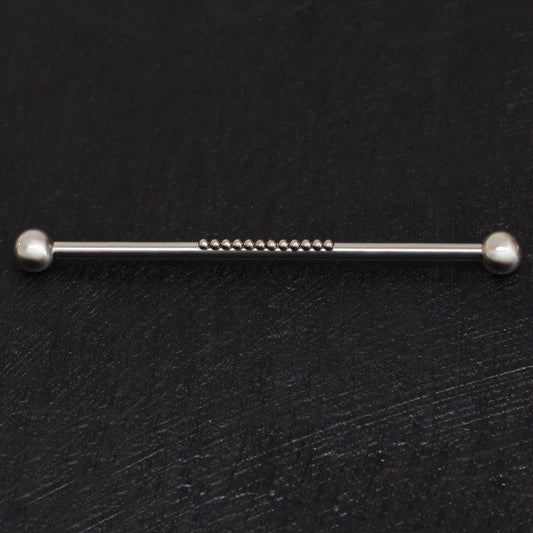 Industrial Barbell Surgical Steel - TitaniumFashion