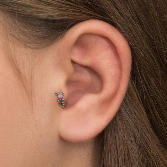 Forward Helix Earring Surgical Steel - TitaniumFashion
