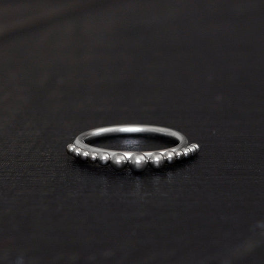 Surgical Steel Nose Ring Hoop - TitaniumFashion