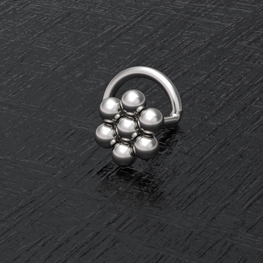Surgical Steel Nose Stud Screw - TitaniumFashion