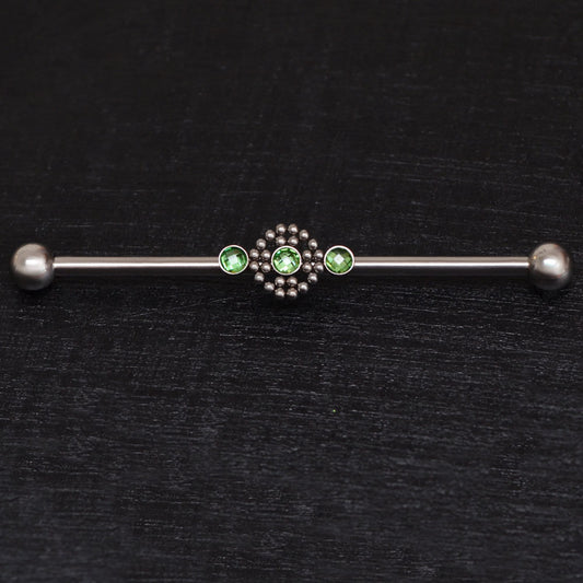 Titanium Industrial Barbell 14g - TitaniumFashion