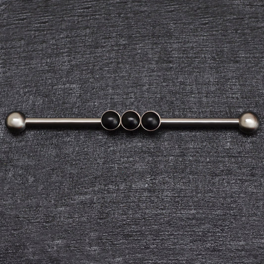Titanium Industrial Barbell 14g - TitaniumFashion