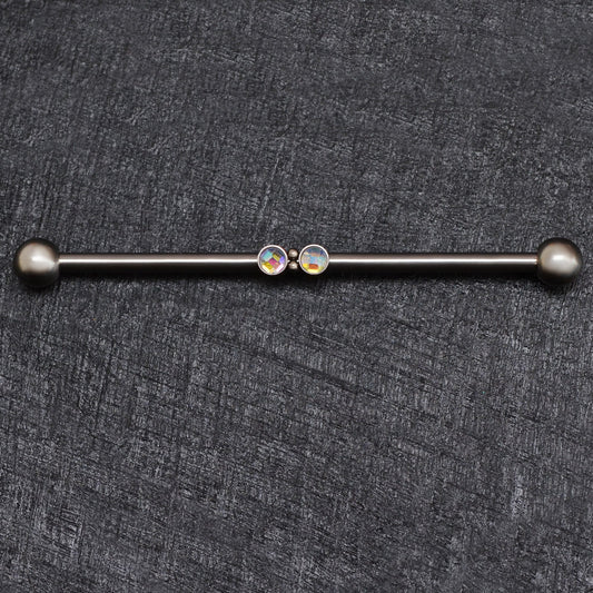 CZ Industrial Jewelry Titanium - TitaniumFashion