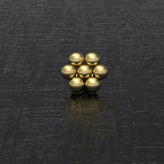 Surgical Steel Dermal Piercing - TitaniumFashion