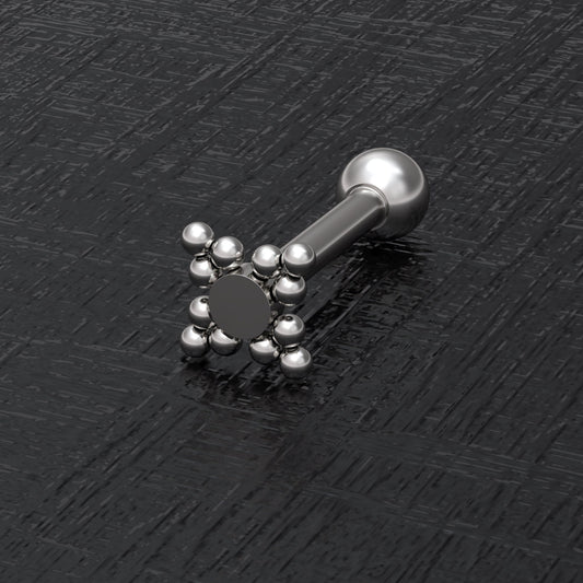 Tragus Earring Surgical Steel - TitaniumFashion