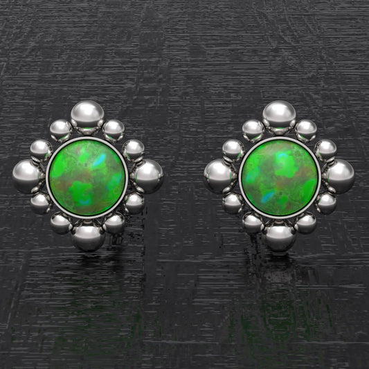 Surgical Steel Tiny Stud Earrings - TitaniumFashion