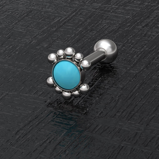 Cartilage Earring Stud Surgical Steel - TitaniumFashion