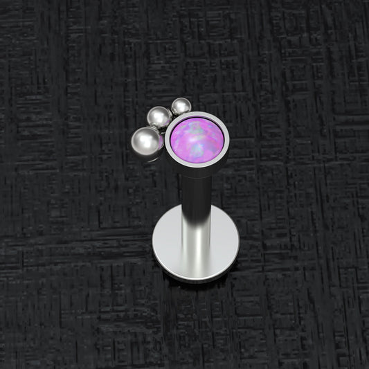 Opal Cartilage Piercing Titanium - TitaniumFashion