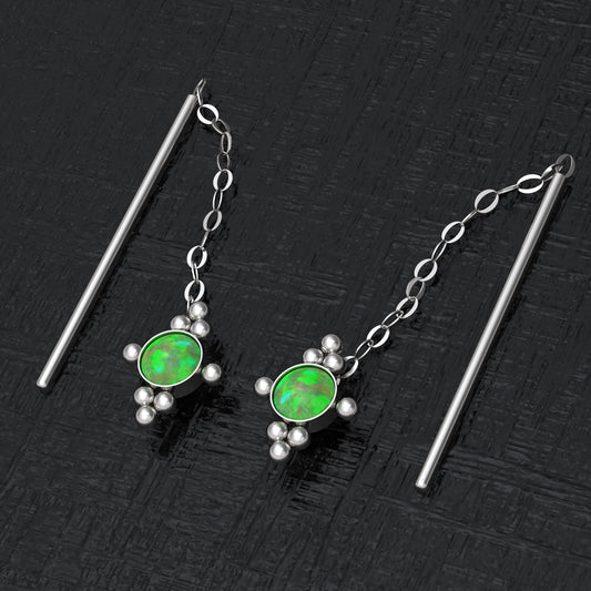 Drop Dangle Earrings Surgical Steel - TitaniumFashion