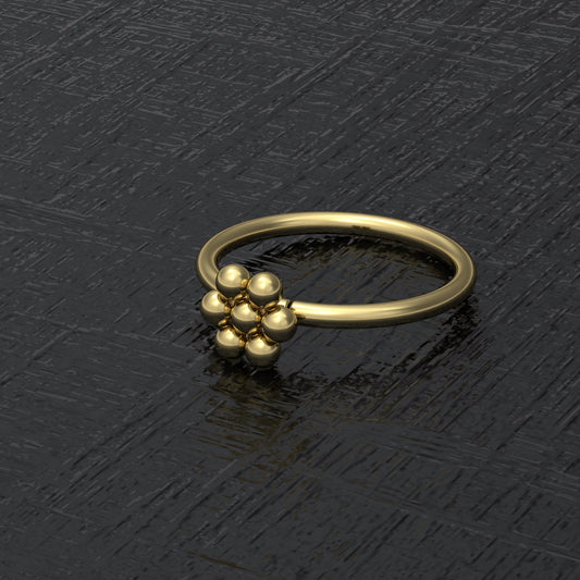 Surgical Steel Nose Hoop - TitaniumFashion