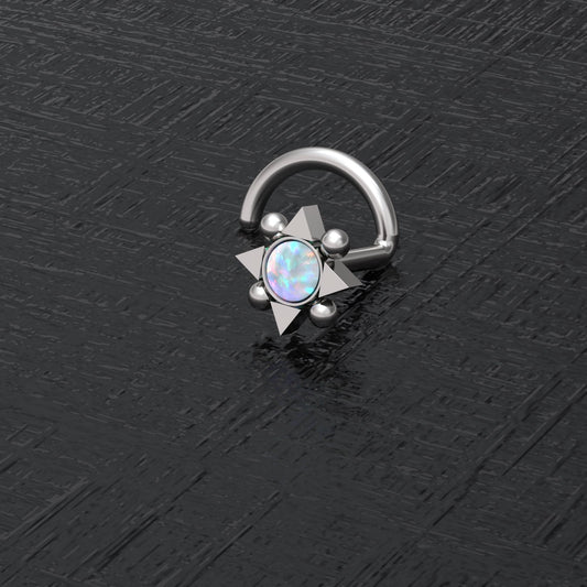 Surgical Steel Nose Stud Screw - TitaniumFashion