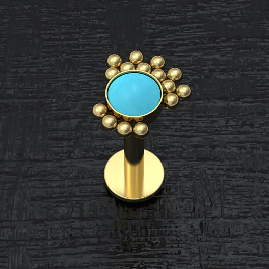 Surgical Steel Tragus Stud - TitaniumFashion