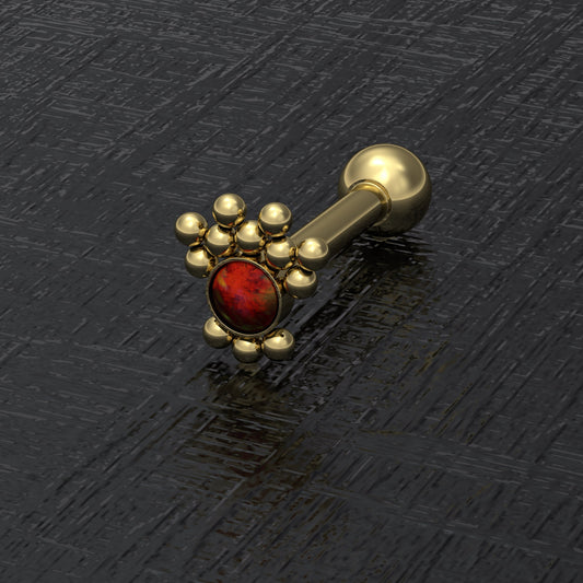 Forward Helix Piercing Surgical Steel - TitaniumFashion