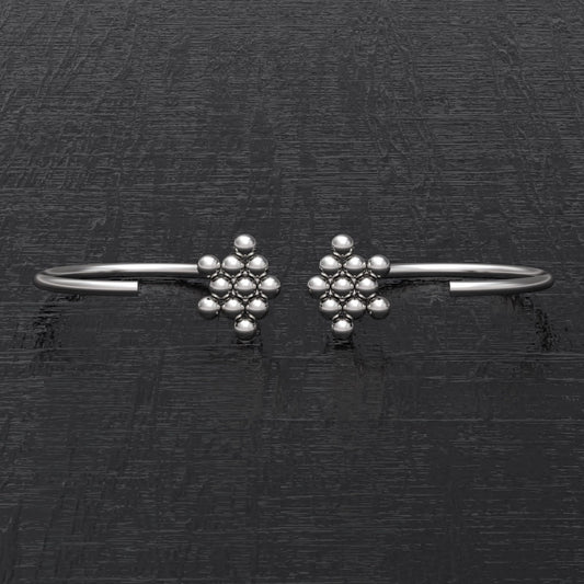 Open Hoop Earrings Surgical Steel - TitaniumFashion