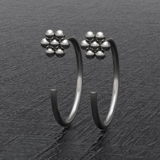 Small Hoop Earrings Implant Grade Titanium - TitaniumFashion