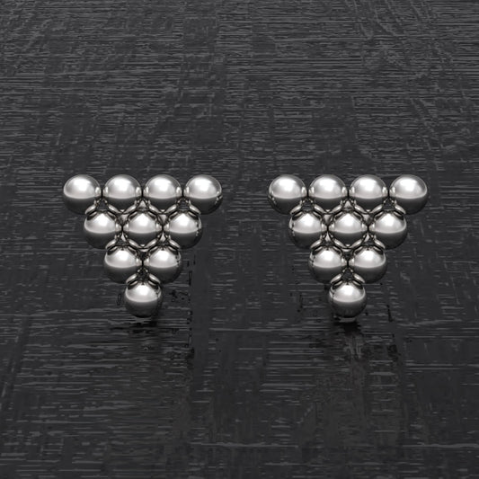 Post Earrings Surgical Steel - TitaniumFashion